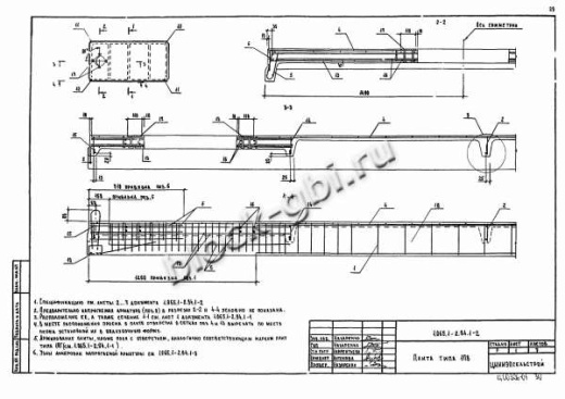 Плита 1ПВ 6-6