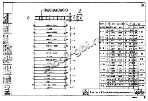 Диафрагма жесткости ДМ2-28-60п лев