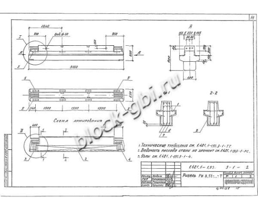 Ригель РЖ 8.52-6-Т