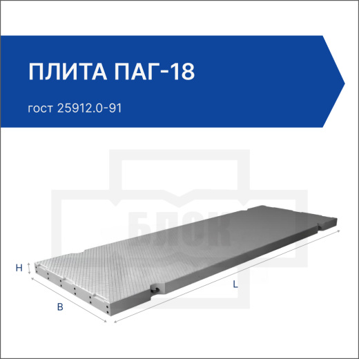 Плита ПАГ-18