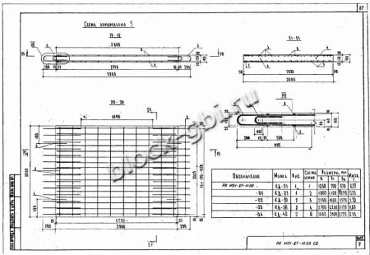 Плита днища коллекторов КД-42