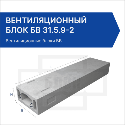 Вентиляционный блок БВ 31.5.9-2