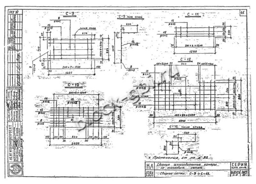 Средний блок камеры футерованный СБК 1.8-1-фут 400х800