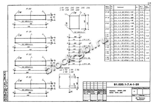 Диафрагма жесткости ДПЛ 26.26