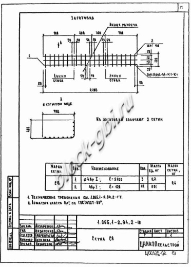 Плита 1ПГ 6-5