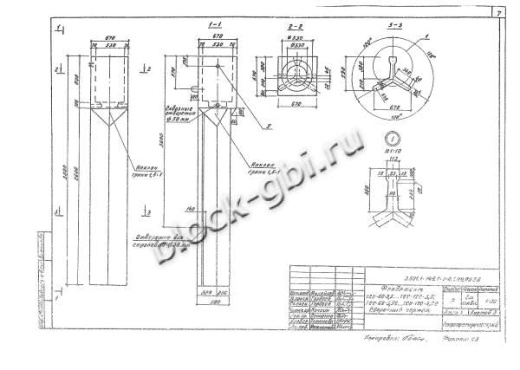 Фундамент ТСУ-100-3,5