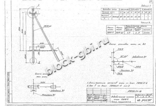 Ответвительная анкерная опора ОА10-9