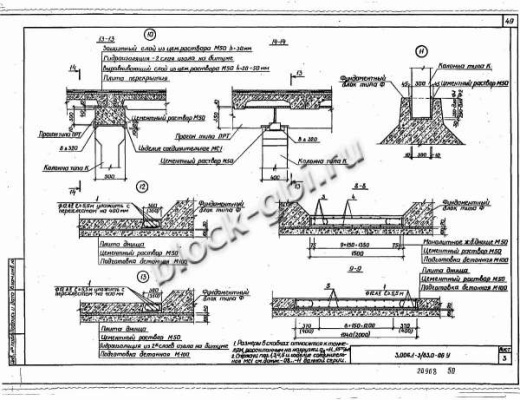 Плита днища коллекторов ПД 42-8
