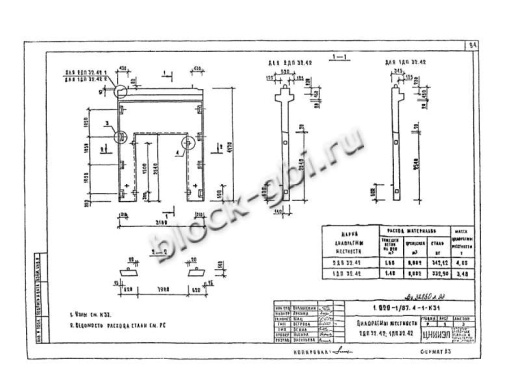 Диафрагма жесткости 1ДП 32.42