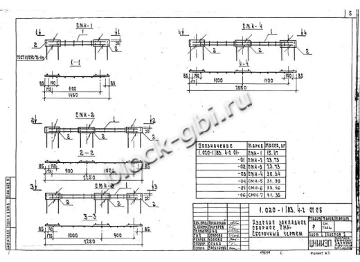 Диафрагма жесткости ДПЛ 26.26
