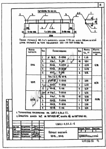 Плита 1ПВ 6-6