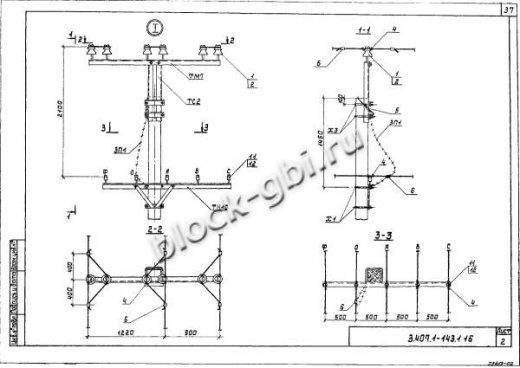 Промежуточная опора П10-1