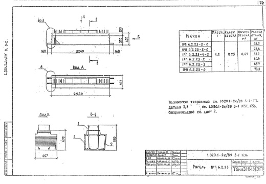 Ригель 1РП 6.2.23-3